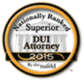 Nationally Ranked DUI Attorney badge